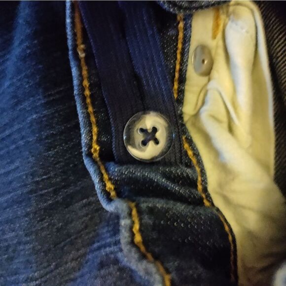 Janie and Jack Jeans size 4 boys grey cuff adjustable waist - Picture 7 of 8